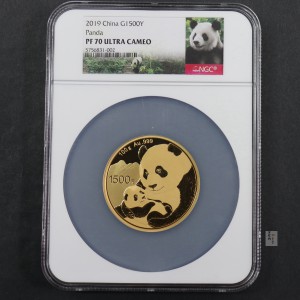 【190402】2019年熊猫100克精制金币
