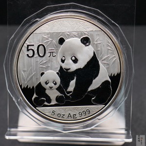 【120109】2012年熊猫5盎司精制银币