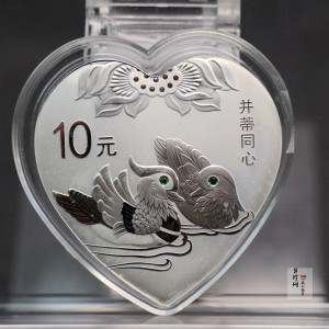 【160406】2016年吉祥文化-并蒂同心30克精制银币