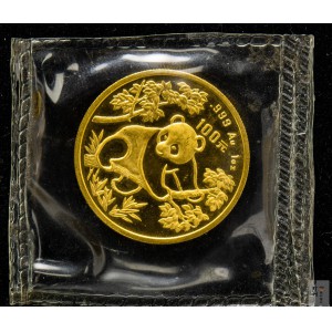 【920101】1992年熊猫1盎司普制金币