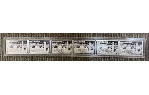 【889090】1998年中国古代名画系列（清明上河图）2盎司长方形精制银币套币