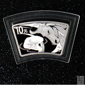 【080705】2009年己丑牛年生肖1盎司扇形普制银币