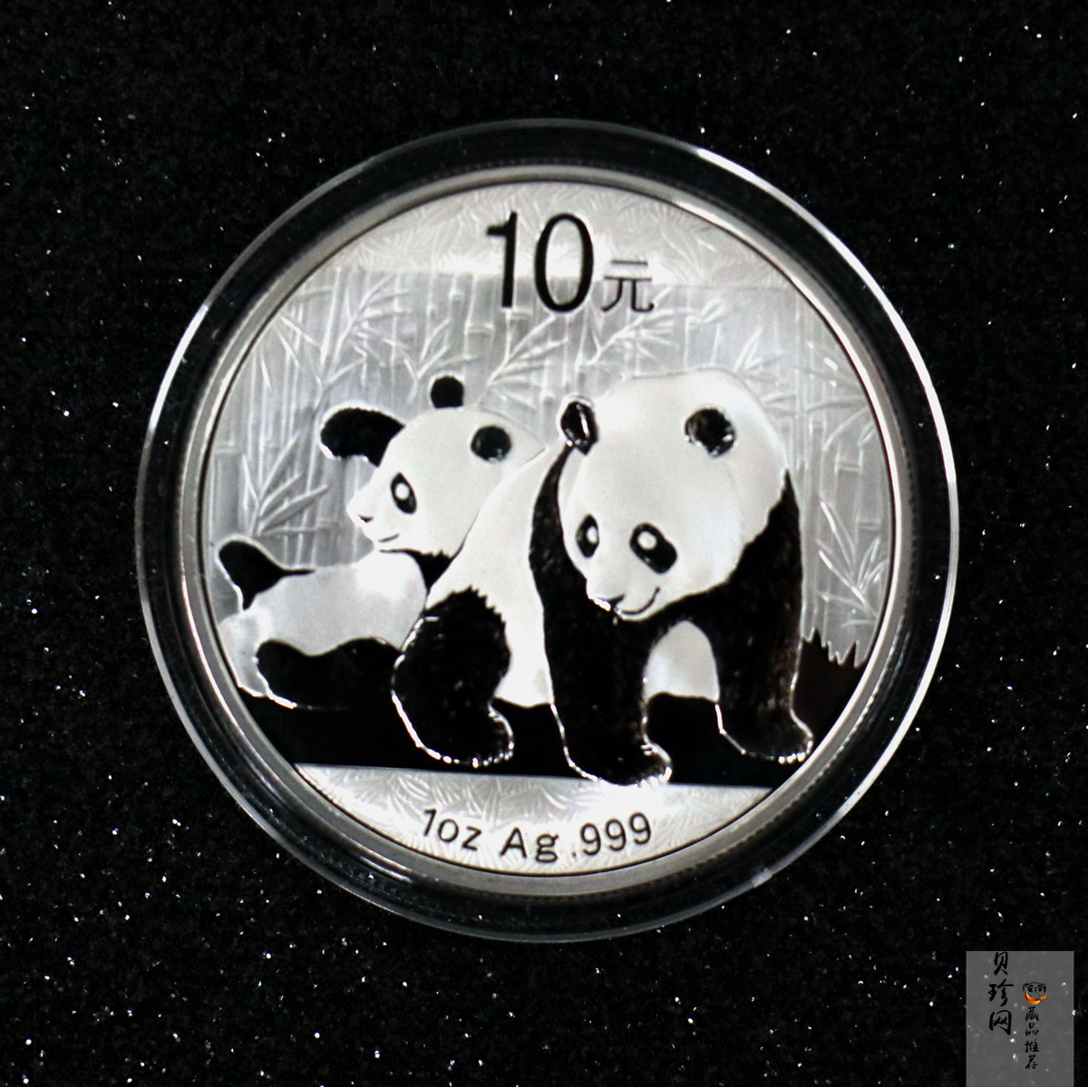 【100108】2010年熊猫1盎司普制银币