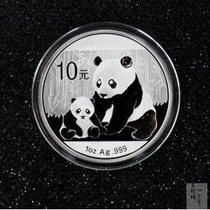 【120108】2012年熊猫1盎司普制银币