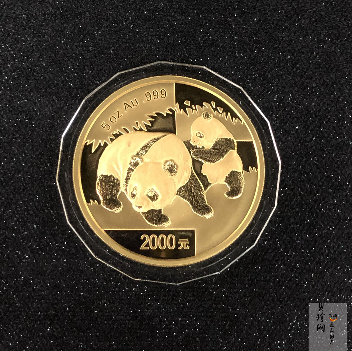 【080107】2008年熊猫5盎司精制金币