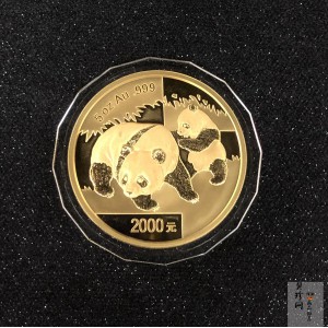 【080107】2008年熊猫5盎司精制金币