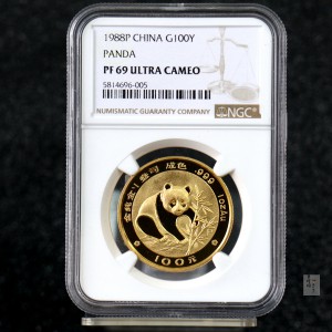 【880106】1988版熊猫1盎司精制金币