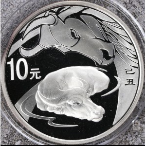 【080709】2009年己丑牛年生肖1盎司精制银币
