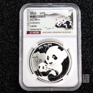 【190324】2019年熊猫30克普制银币