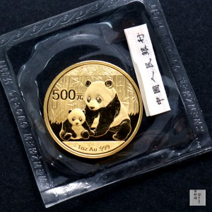 【120105】2012年熊猫1盎司普制金币
