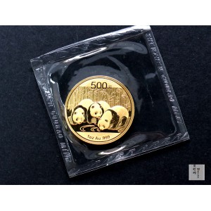 【130105】2013年熊猫1盎司普制金币
