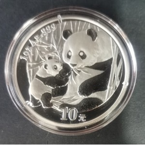 【030101】2003年熊猫1盎司普制银币