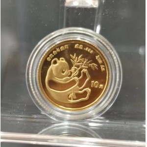 【840104】1984年熊猫1/10盎司普制金币