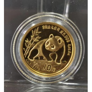 【900104】1990版熊猫1/10盎司金币(普）