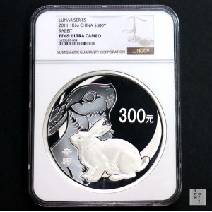 【101214】2011年兔年生肖1公斤纪念银币