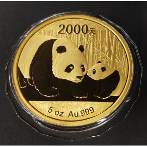 【101406】2011年熊猫5盎司精制金币