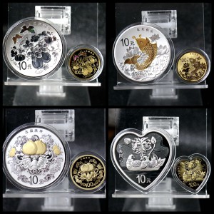 【159250】2015年吉祥文化精制金银币8枚一套