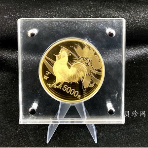 【161513】2017年丁酉（鸡）年生肖流通纪念币-雄鸡500克精制金币