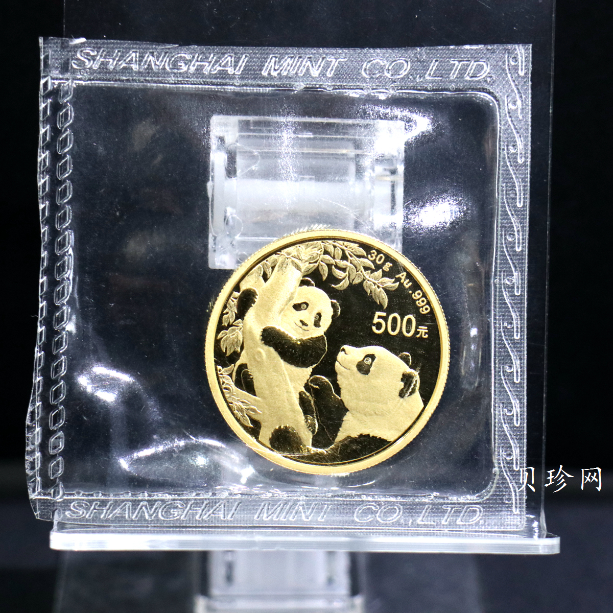 【210101】2021年熊猫30克普制金币