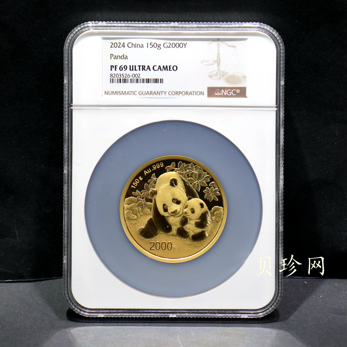 【231111】2024年熊猫150克精制金币