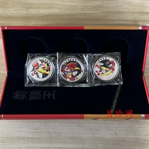 【169500】2016年新西兰美猴王生肖纪念1盎司银币3枚一套